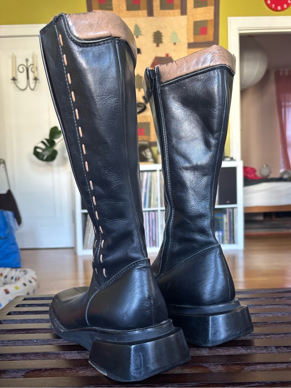 Vintage Bunker Leather Boots - Picture 5 of 13